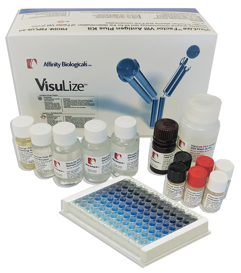 因子 VIII 抗原试剂盒-含标准品和对照品（RUO）
